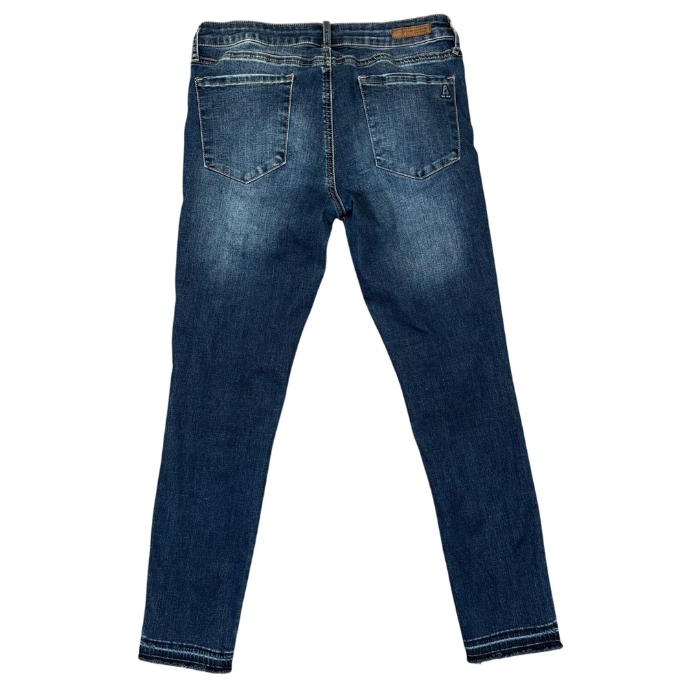 Articles of Society Mid Rise Release Hem Blue Denim Skinny Jeans Women's Size 28 - Picture 3 of 7